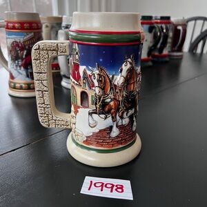 Collectible 1998 Budweiser Beer Stein